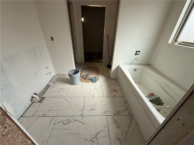 bathroom with a bathtub