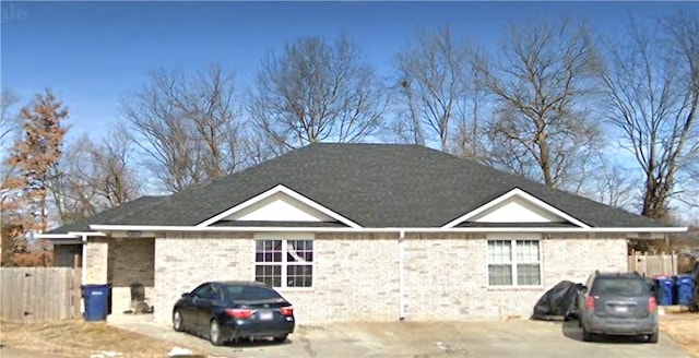 view of ranch-style home