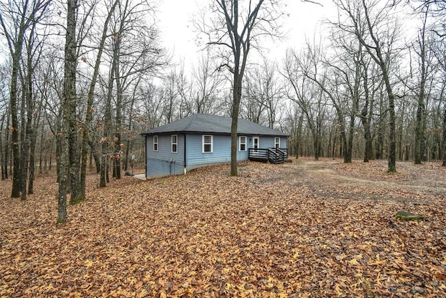 view of front of home