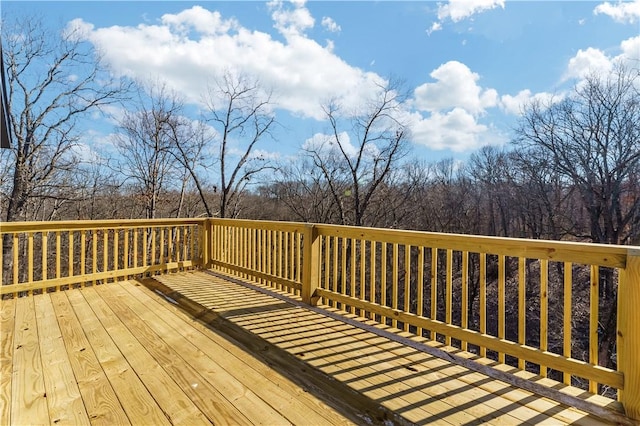 view of deck