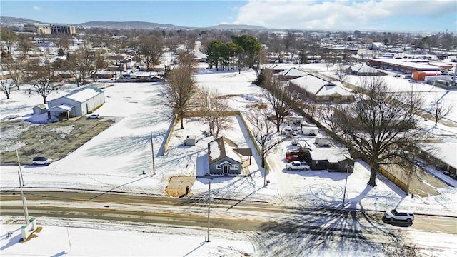 805 S W End St, Springdale, AR 72764 - view of snowy aerial view