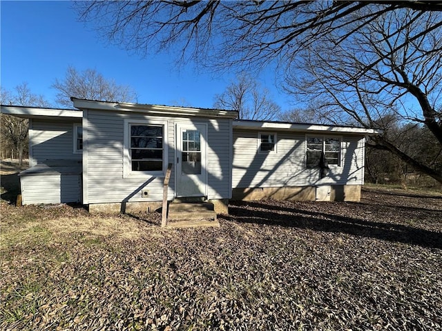 view of front of house with entry steps