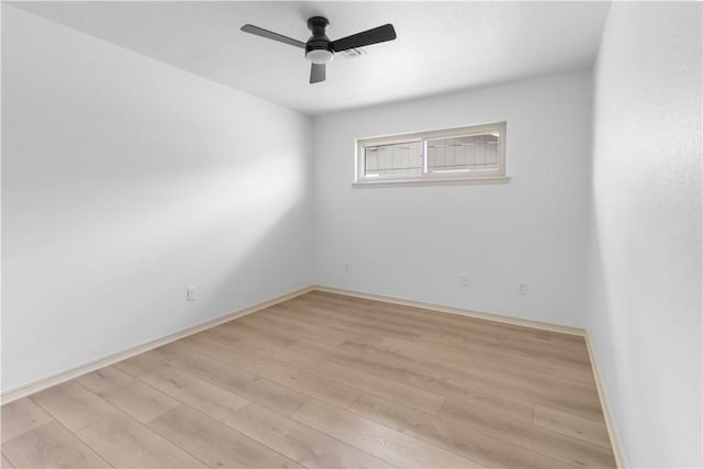 916 S 25th Pl, Rogers, AR 72758 - unfurnished room with ceiling fan and light wood-type flooring