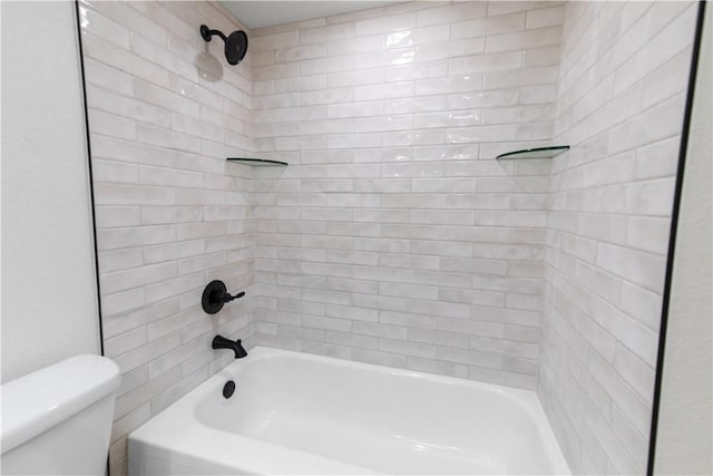 916 S 25th Pl, Rogers, AR 72758 - bathroom with toilet and bathtub / shower combination