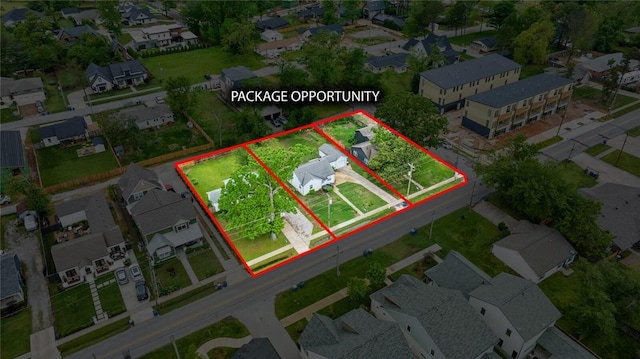 817 NW A St, Bentonville, AR 72712 - drone / aerial view featuring a residential view