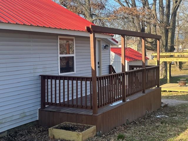 view of deck