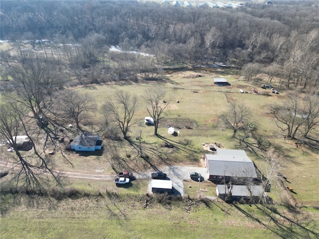 19407/19403 Dawn Hill E Rd, Gentry, AR 72734 - aerial view with a rural view