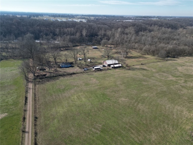 19407/19403 Dawn Hill E Rd, Gentry, AR 72734 - aerial view with a rural view