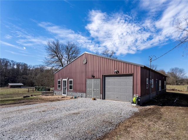 19407/19403 Dawn Hill E Rd, Gentry, AR 72734 - view of outbuilding with driveway and an outbuilding