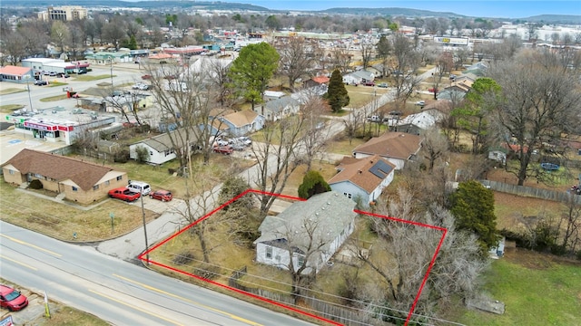 birds eye view of property featuring a residential view