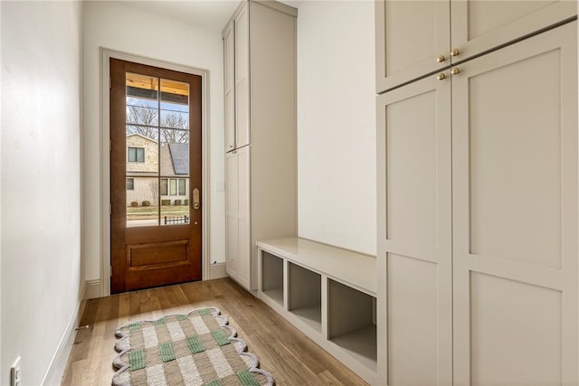 445 NW C St, Bentonville, AR 72712 - mudroom with light wood-type flooring