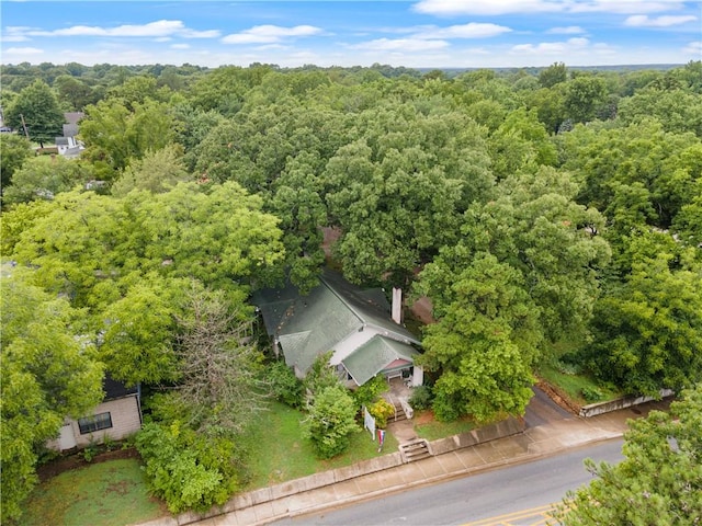 aerial view with a view of trees