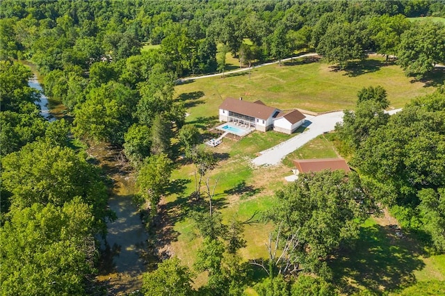3205 Mc 4021, Everton, AR 72633 - aerial view of property and surrounding area featuring a forest
