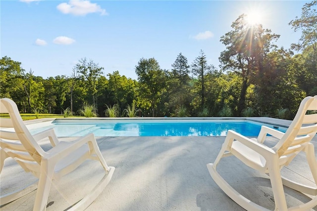 pool featuring a patio