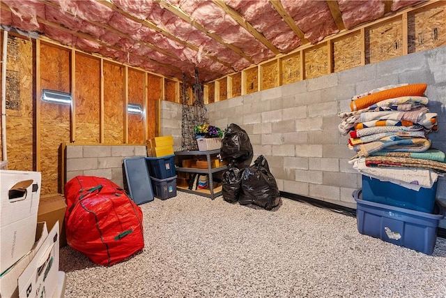 view of storage