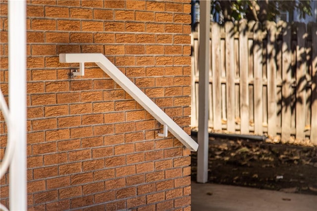 details with brick siding