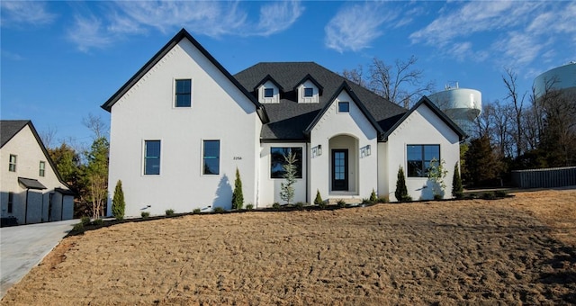 view of front of home with stucco siding