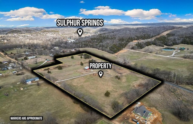 TBD Bird Mountain Rd, Sulphur Springs AR, 72768 land for sale