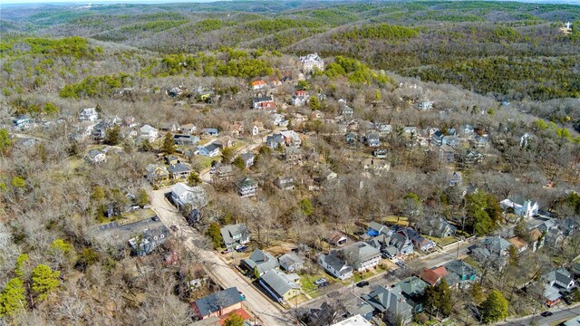 15 White St, Eureka Springs, AR 72632 - drone / aerial view with a residential view