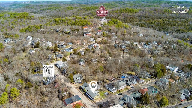 15 White St, Eureka Springs, AR 72632 - drone / aerial view featuring a residential view