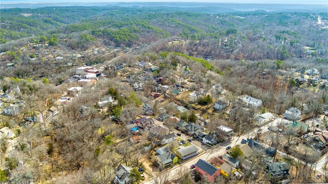 15 White St, Eureka Springs, AR 72632 - drone / aerial view featuring a view of trees