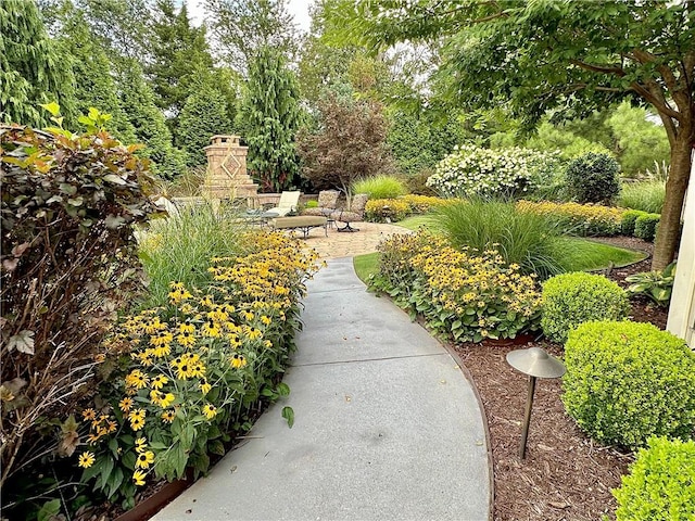 surrounding community featuring a patio area