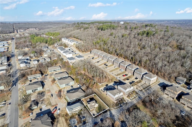 drone / aerial view featuring a residential view