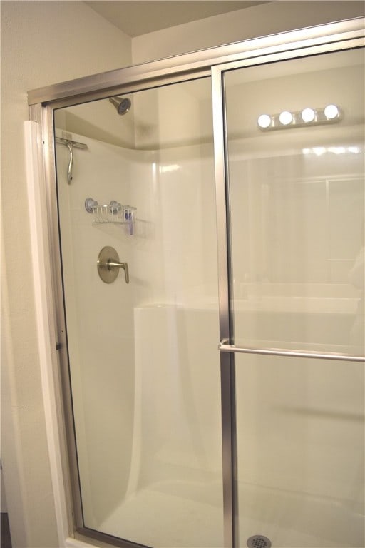 full bathroom with a stall shower