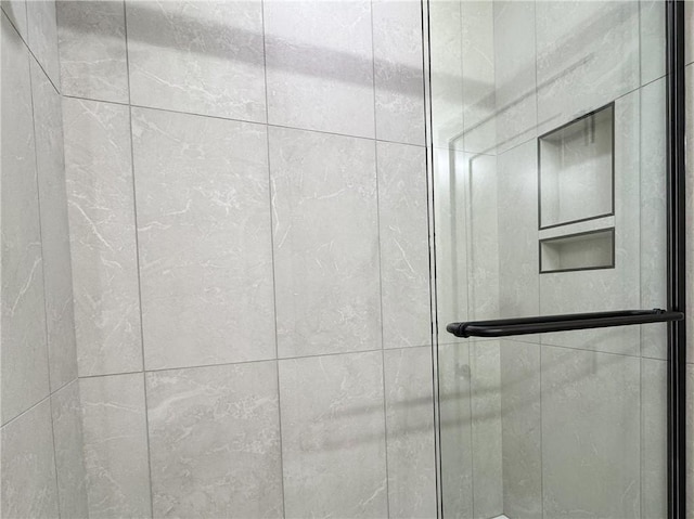 details with a stall shower