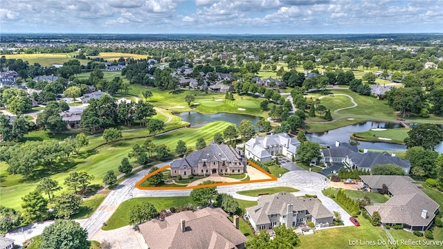 2 S Samoset Ct, Rogers, AR 72758 - aerial perspective of suburban area featuring a large body of water and a local golf course