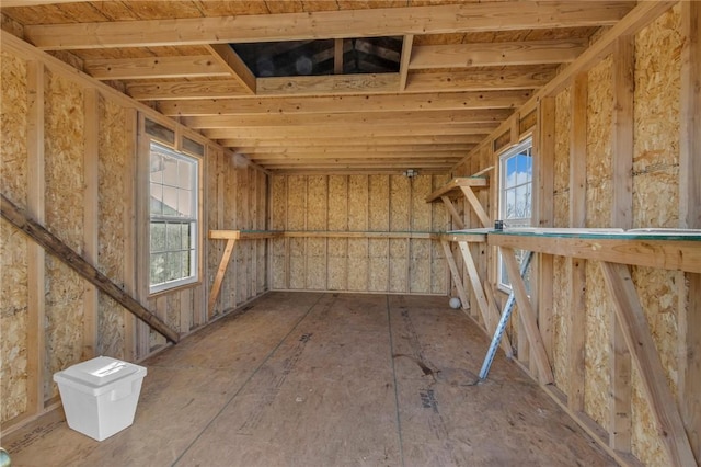 view of storage room