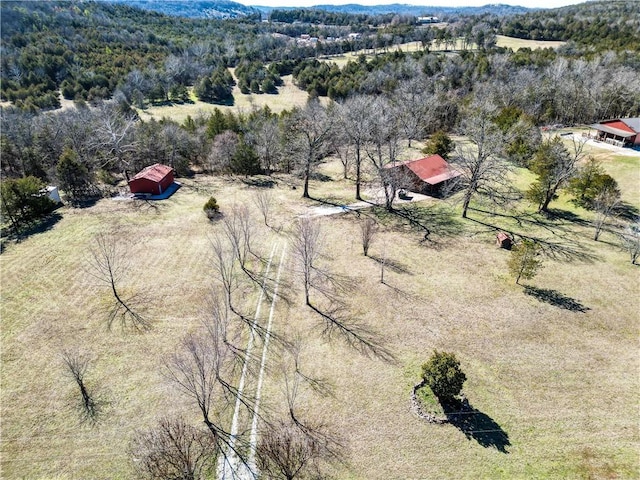 aerial view with a view of trees