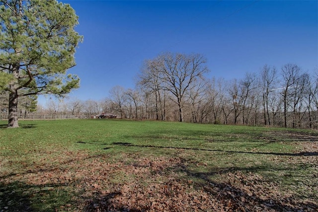 view of nature with a rural view