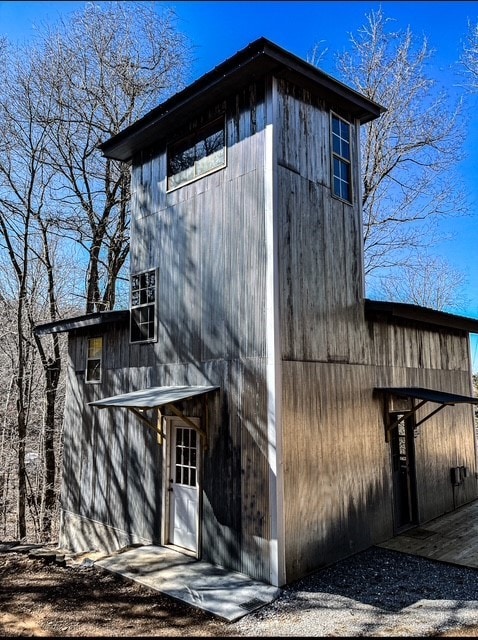 view of barn