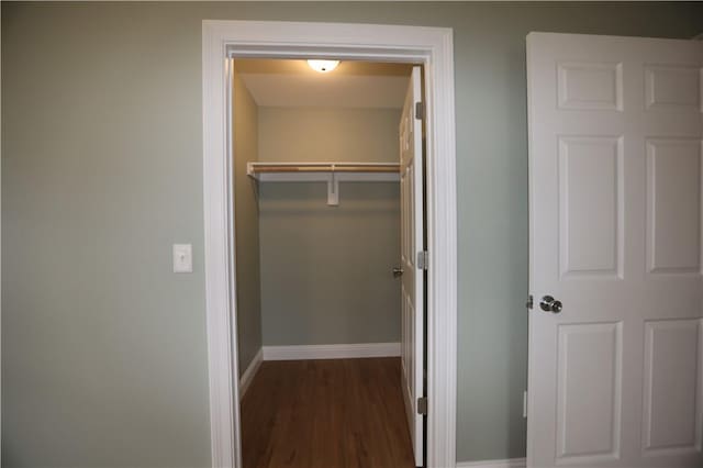 view of closet