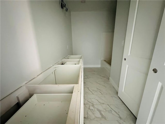 2550 Peterson Rd, Gentry, AR 72734 - full bath featuring vanity, baseboards, and marble finish floor