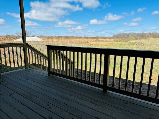 2550 Peterson Rd, Gentry, AR 72734 - wooden terrace featuring a rural view