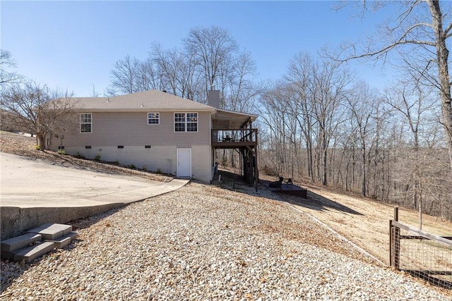 33 Rountree Dr, Bella Vista, AR 72715 - view of side of property with a chimney