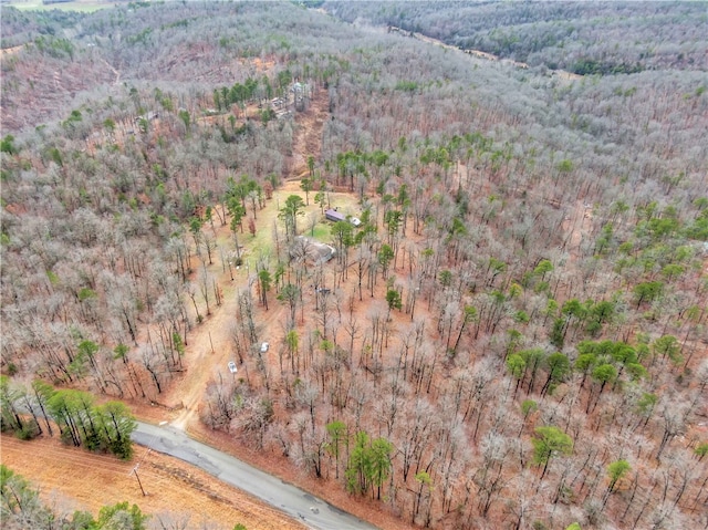 aerial view with a view of trees