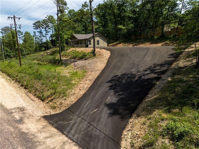 view of road