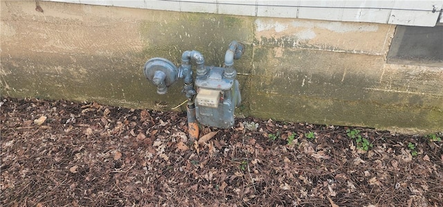 details featuring gas meter