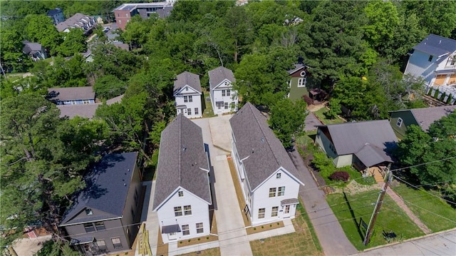 drone / aerial view featuring a residential view