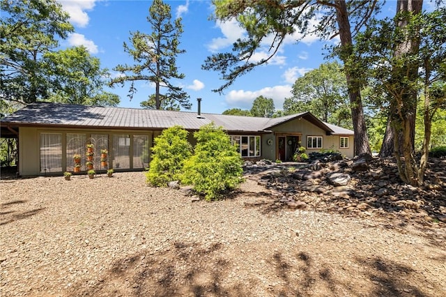 view of ranch-style home