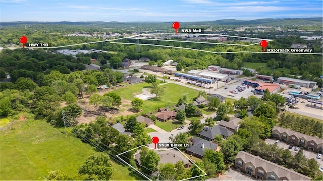 5530 Blake Ln, Springdale, AR 72762 - view of property location with property parcel outlined