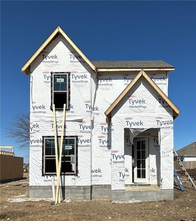 view of property in mid-construction