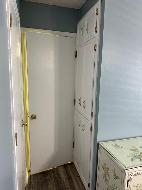 bathroom with wood finished floors