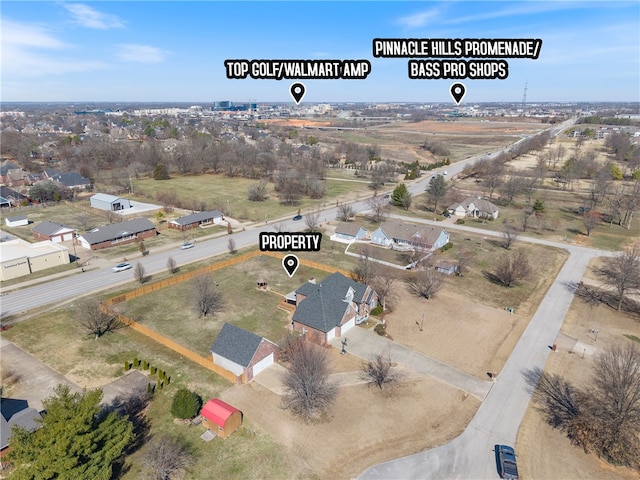 5102 Grove Dr, Rogers, AR 72758 - aerial view