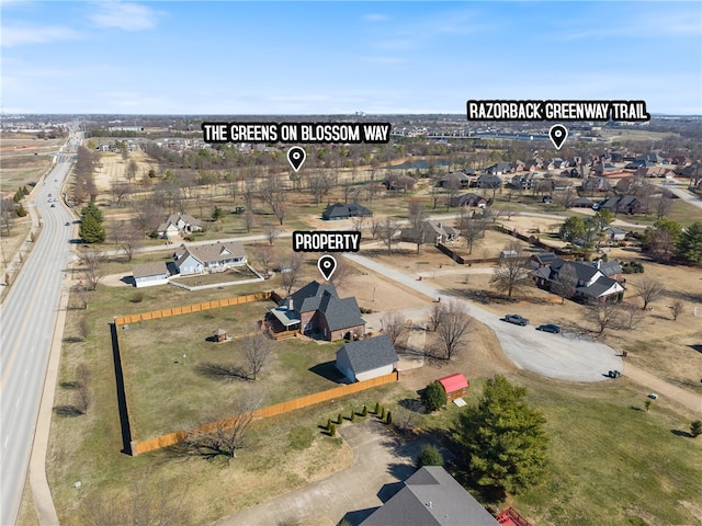 5102 Grove Dr, Rogers, AR 72758 - aerial view
