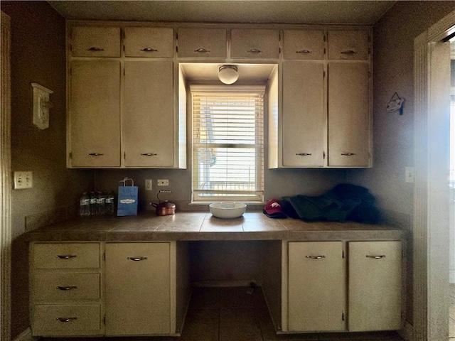 kitchen with tile counters