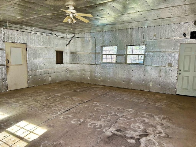 476359 791st Rd, Stilwell, OK 74960 - empty room featuring a ceiling fan